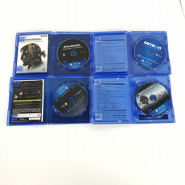 実際に弊社で買取させて頂いた【おまとめ】PlayStation/プレステーション PS4 ソフト DETROIT BECOME HUMAN/DEATH STRANDING/METAL GEAR SOLIDⅤ 等の画像 1枚目