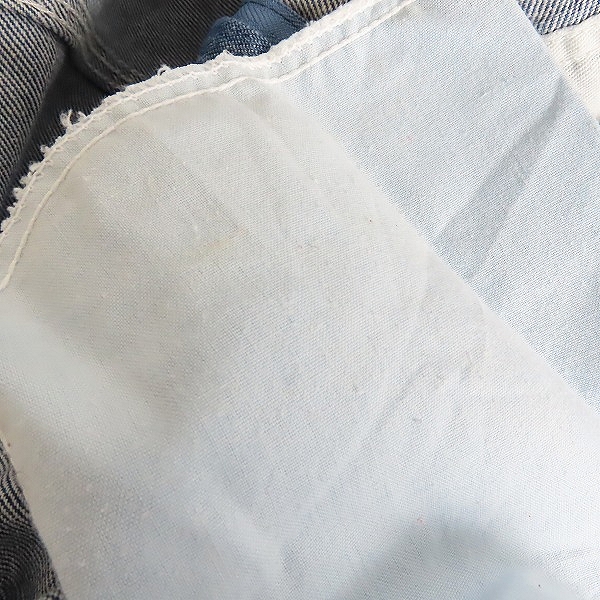 実際に弊社で買取させて頂いたDickies/ディッキーズ デニム オーバーオール 40×32の画像 6枚目