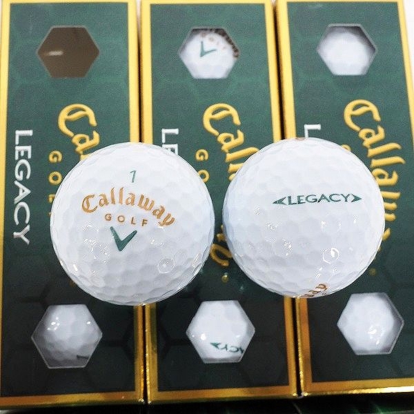 実際に弊社で買取させて頂いた【未使用】Callaway/キャロウェイ LEGACY・LEGACY APEX レガシー ゴルフボール ホワイト 6スリーブ/計18個の画像 2枚目