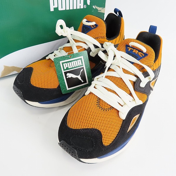 実際に弊社で買取させて頂いた【未使用】PUMA/プーマ TRC Blaze SWxP 'Black Orange Brick' 387510-02/27の画像 0枚目