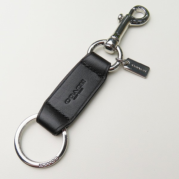 実際に弊社で買取させて頂いたCOACH/コーチ レザー ロゴ キーチェーン
