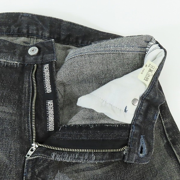 実際に弊社で買取させて頂いたNEIGHBORHOOD/ネイバーフッド SAVAGE BASIC/サベージ デニム パンツ/ジーンズ DCNH-PT-13/Sの画像 5枚目