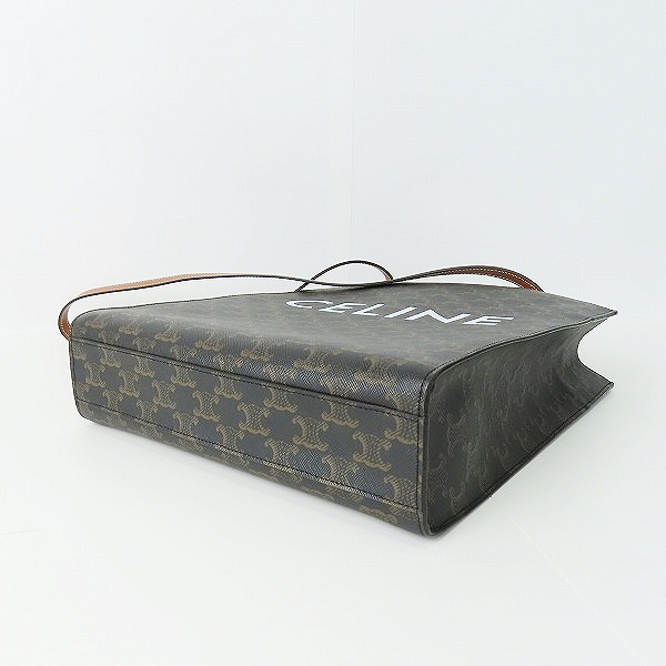 実際に弊社で買取させて頂いたCELINE/セリーヌ スモール バーティカルカバ トリオンフ 2way ショルダーバッグ/トートバッグ 191542BZKの画像 2枚目