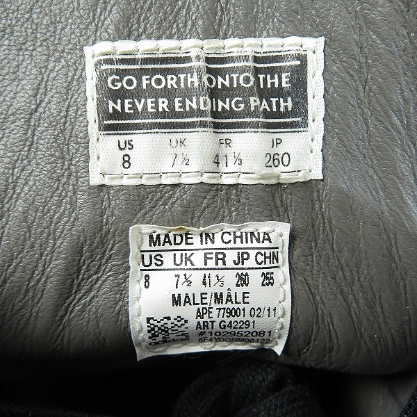 実際に弊社で買取させて頂いたRANSON×adidas/ランソン×アディダス BLUFF MID CS ミドルカットスニーカー G42291/26の画像 5枚目