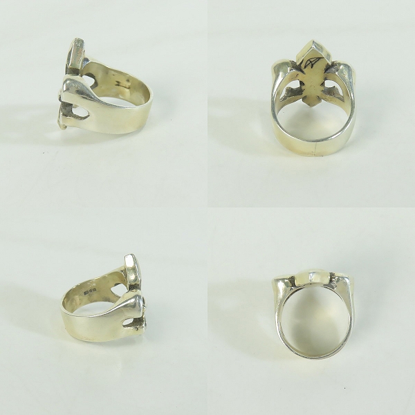 実際に弊社で買取させて頂いたCRAZY PIG/クレイジーピッグ ヘビー フレアーデリス フラットトップ リング/指輪 15号の画像 2枚目