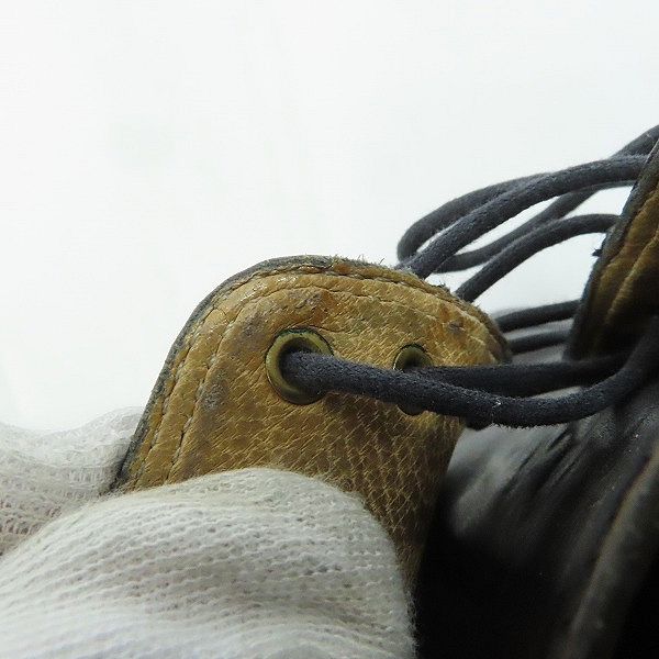 実際に弊社で買取させて頂いたParaboot/パラブーツ AVIGNON/アヴィニョン レザーシューズ ブラックの画像 6枚目