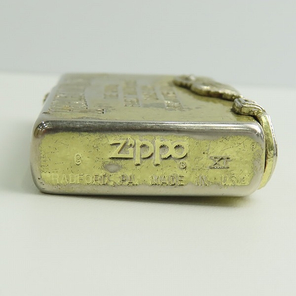 実際に弊社で買取させて頂いたZIPPO/ジッポー Harley-Davidson/ハーレー ダビッドソン サイド イーグル ゴールド/95年製の画像 4枚目