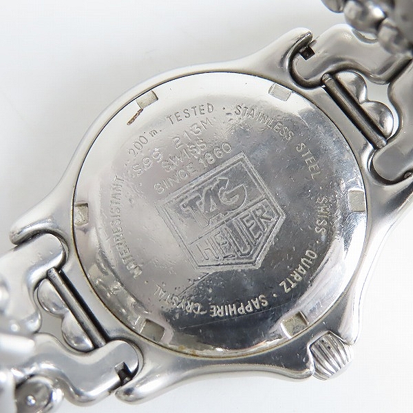 実際に弊社で買取させて頂いたTAG HEUER/タグホイヤー セルシリーズ 腕時計 S99.213M【動作未確認】の画像 4枚目