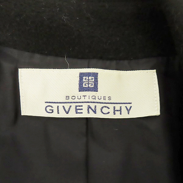 実際に弊社で買取させて頂いたGIVENCHY/ジバンシー カシミヤ100％ チェスター ロングコート 436-57143 /38の画像 2枚目