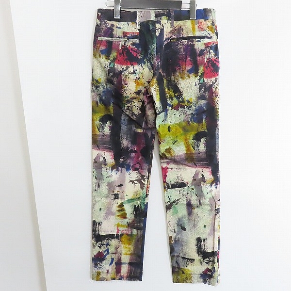 実際に弊社で買取させて頂いたPS Paul Smith/PS ポールスミス BACKING CLOTH PRINT PANTS バッキングクロスプリントパンツ PP-MH-41608/Mの画像 1枚目