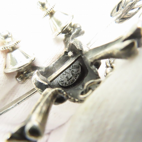 実際に弊社で買取させて頂いた【ギャラ付き】LEATHERS AND TREASURES/レザーズ&トレジャーズ スカルソード ピンバッジの画像 6枚目