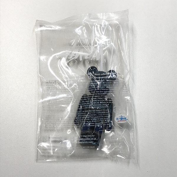 実際に弊社で買取させて頂いた【未開封】STUSSY×MEDICOM TOY/ステューシー×メディコムトイ BE@RBRICK/ベアブリック WORLD TOUR 100%