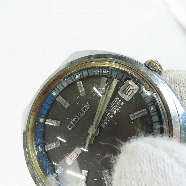実際に弊社で買取させて頂いたCITIZEN/シチズン Crystal7/クリスタル７60S/ヴィンテージ/アンティーク 自動巻き腕時計の画像 5枚目