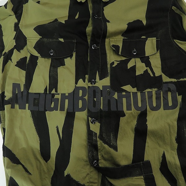 実際に弊社で買取させて頂いたNEIGHBORHOOD/ネイバーフッド C-SHIRT.LS 長袖シャツ 211TSNH-SHM05/Lの画像 6枚目