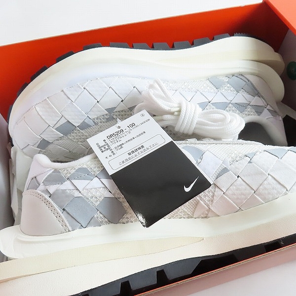 実際に弊社で買取させて頂いた【未使用】NIKE×sacai×Jean Paul Gaultier/ナイキ×サカイ×ゴルチェ Woven VaporWaffle "White" DR5209-100 27.5の画像 8枚目