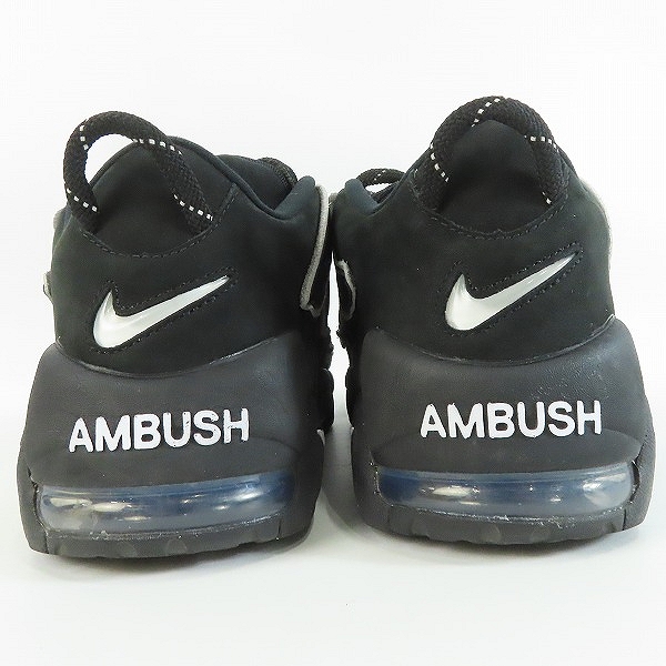実際に弊社で買取させて頂いたNIKE×AMBUSH /ナイキ×アンブッシュ Air More Uptempo Low "Black and White" FB1299-001 29cmの画像 1枚目