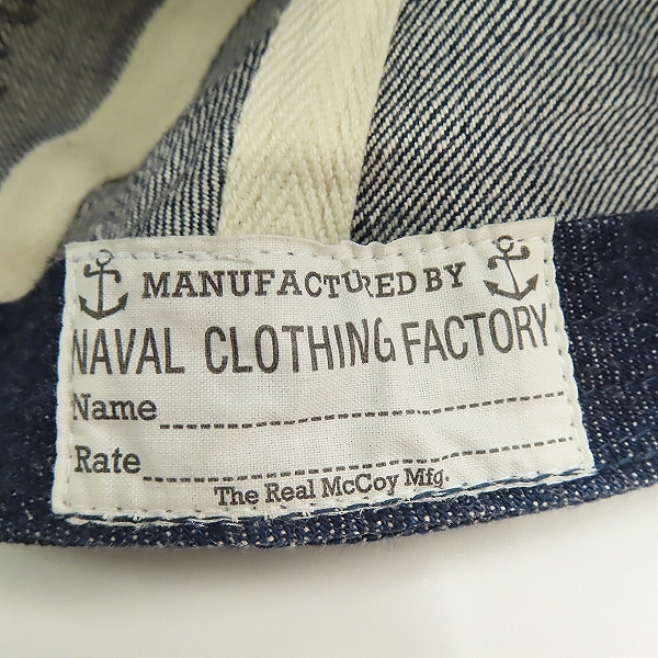 実際に弊社で買取させて頂いたThe REAL McCOY'S/リアルマッコイズ U.S.NAVY ワッペン デニムキャップ の画像 5枚目