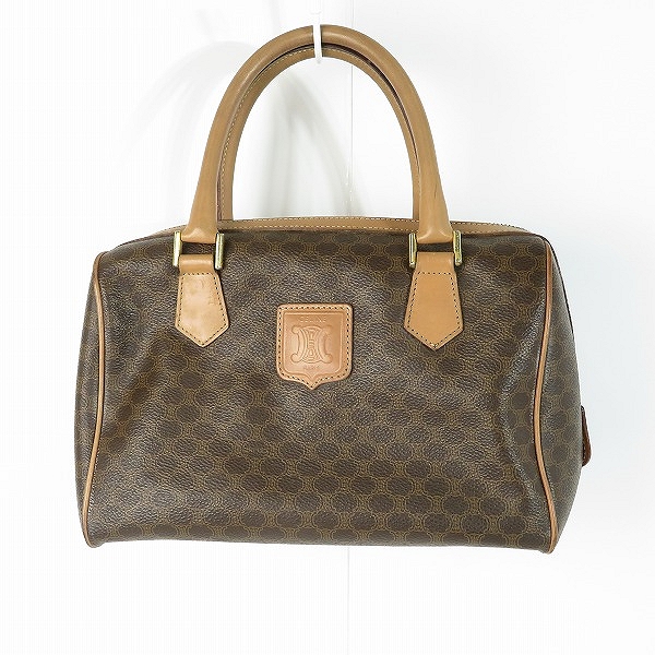 実際に弊社で買取させて頂いたCELINE/セリーヌ マカダム柄 ハンドバッグ/ミニボストンバッグ PVCレザー