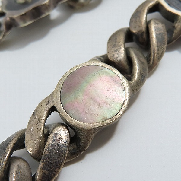 実際に弊社で買取させて頂いたSTANLEY GUESS/スタンリーゲス 2クリップ シェル/ウッドギターwスカル ウォレットチェーンの画像 7枚目