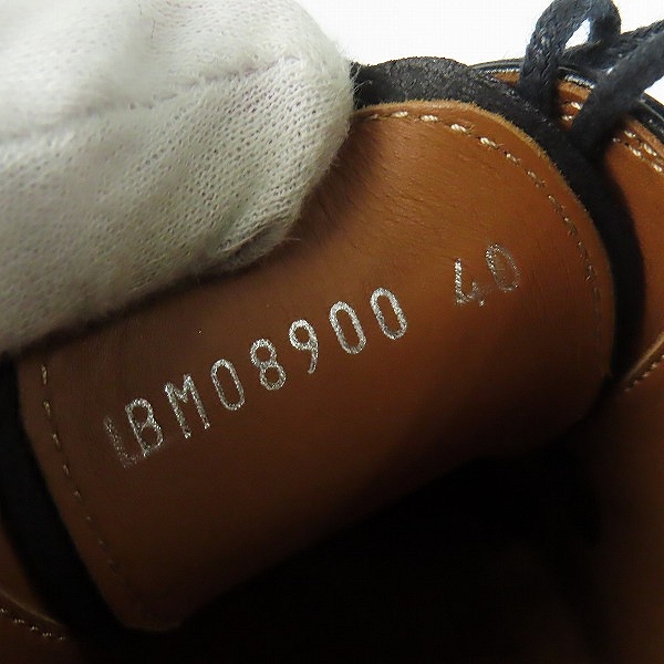 実際に弊社で買取させて頂いたGIVENCHY/ジバンシィ ホールカット レースアップ レザードレスシューズ BM08900/40の画像 5枚目