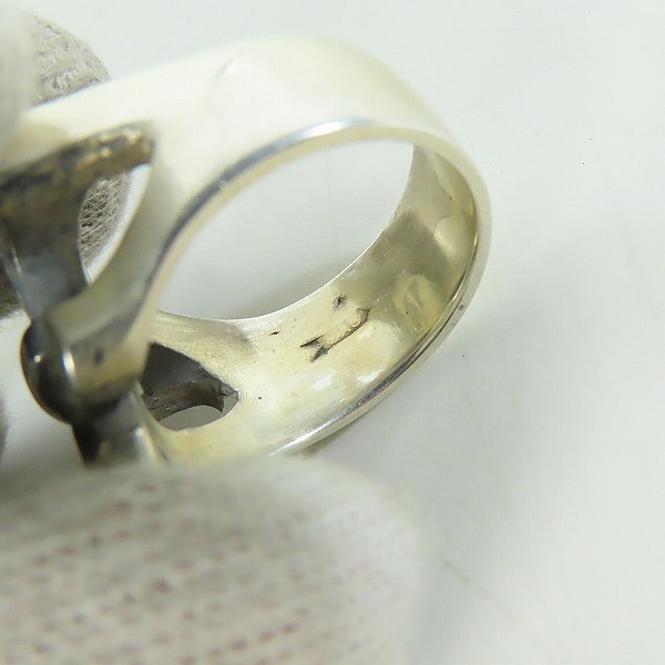 実際に弊社で買取させて頂いたCRAZY PIG/クレイジーピッグ ヘビー フレアーデリス フラットトップ リング/指輪 15号の画像 5枚目