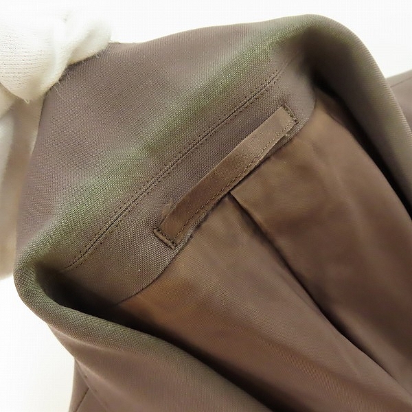 実際に弊社で買取させて頂いたLAD MUSICIAN/ラッドミュージシャン ウール チェスターコート 2211-306 /44の画像 5枚目