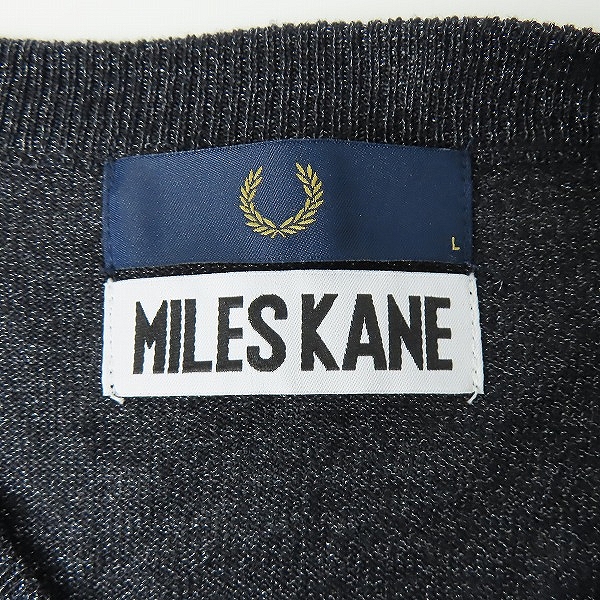 実際に弊社で買取させて頂いたFRED PERRY×MILES KANE/フレッドペリー×マイルズケイン 長袖ニット/Lの画像 2枚目