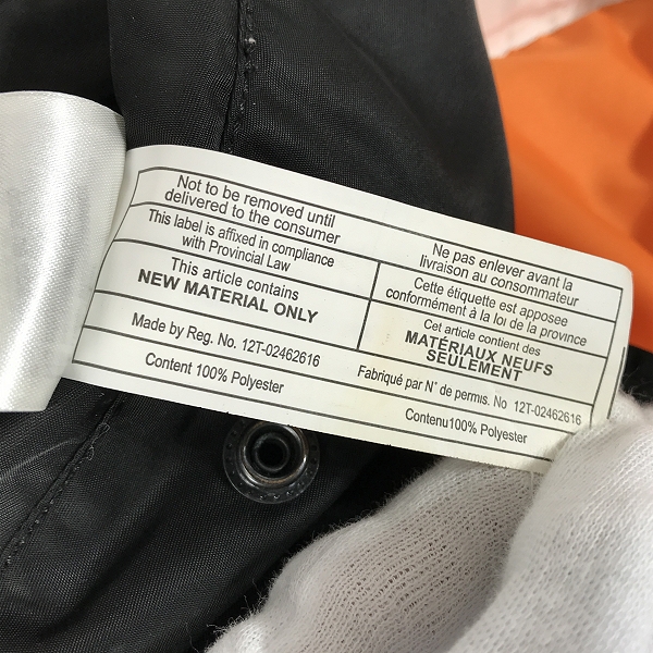 実際に弊社で買取させて頂いたALPHA INDUSTRIES/アルファ インダストリーズ リバーシブル 星条旗 MA-1 フライトジャケット/Lの画像 6枚目