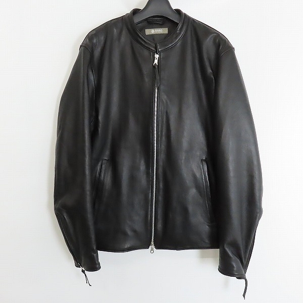 実際に弊社で買取させて頂いたnano universe/ナノユニバース 羊革 シングルライダーズジャケット NUC82LOW003SH XL