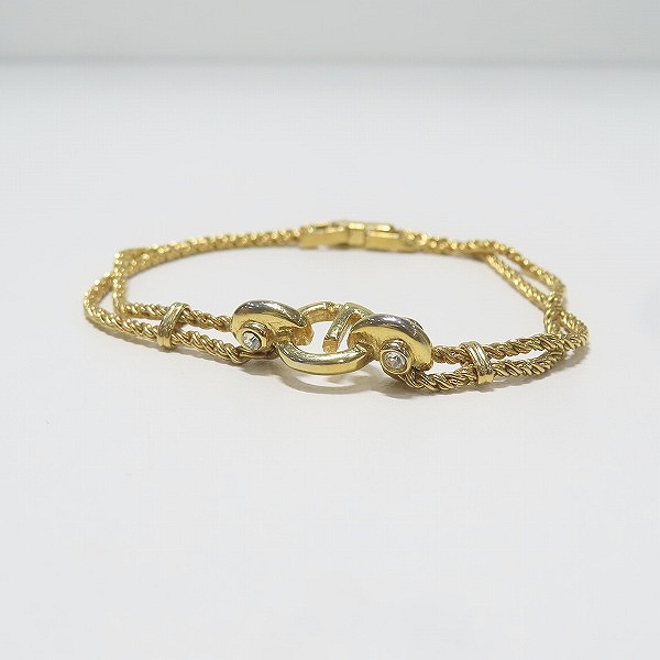 実際に弊社で買取させて頂いたGIVENCHY/ジバンシィ ツイストチェーン ブレスレットの画像 1枚目