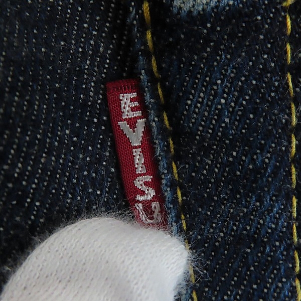 実際に弊社で買取させて頂いたEVISU/エヴィス Lot.2000 No.2 カモメ 刺繍 レギュラー ストレート デニム 30×32の画像 5枚目