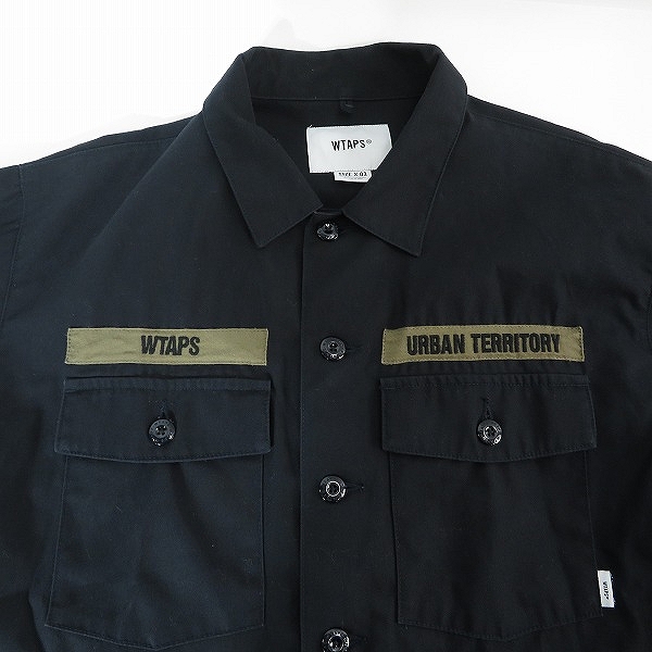 実際に弊社で買取させて頂いたWTAPS/ダブルタップス 21SS BUDS LS/COTTON.TWILL 211BRDT-SHM02 3の画像 7枚目