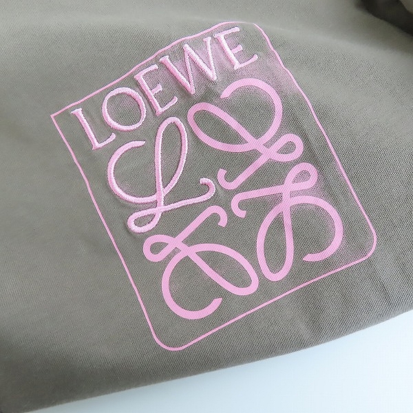 実際に弊社で買取させて頂いたLOEWE/ロエベ アナグラム刺繍 フェイクポケット 半袖Tシャツ H526Y22X25/Mの画像 6枚目
