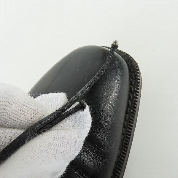 実際に弊社で買取させて頂いたBURBERRY/バーバリー レザー レースアップシューズ/25.5の画像 6枚目