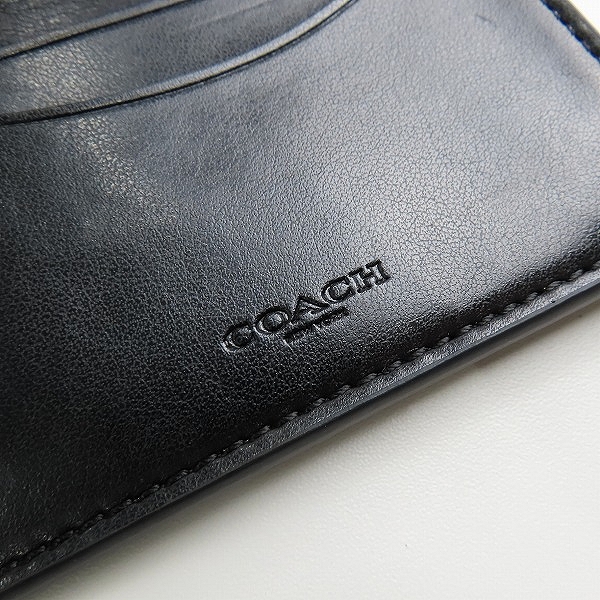 実際に弊社で買取させて頂いたCOACH/コーチ シグネチャー 二つ折り カードケースの画像 4枚目