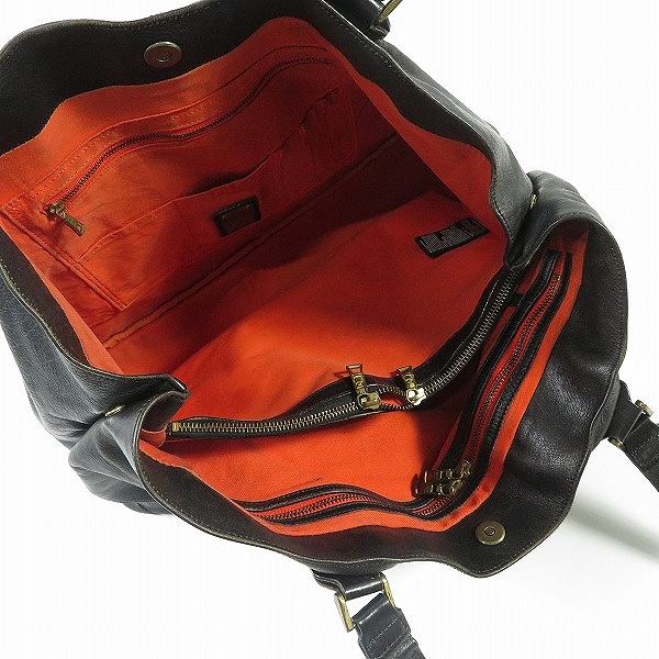 実際に弊社で買取させて頂いたmaster-piece/マスターピース Gloss/グロス レザートートバッグ 01643の画像 3枚目