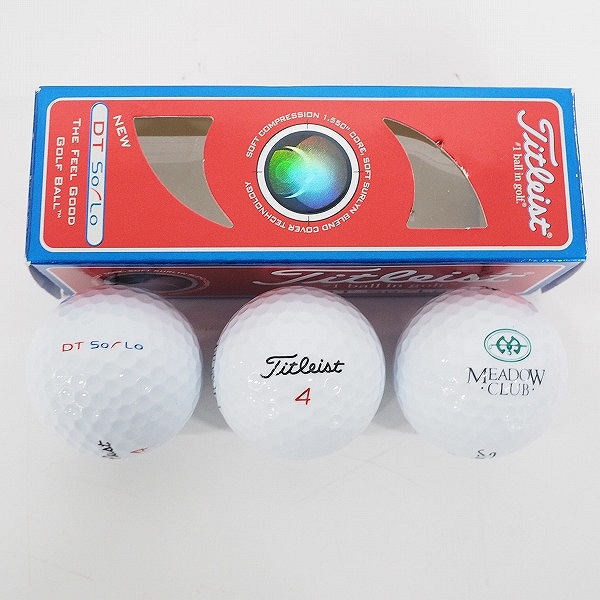 実際に弊社で買取させて頂いた 【未使用/オウンネーム含む】Titleist/タイトリスト DT SOLO,TRU FEEL,SOFT FEEL 他 5スリーブ/15個の画像 2枚目