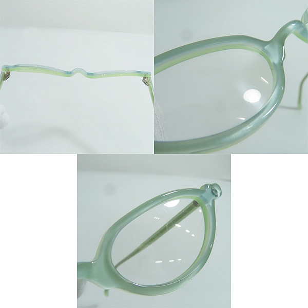 実際に弊社で買取させて頂いたAnne et Valentin/アンバレンタイン FAT S6 B メガネフレーム の画像 8枚目