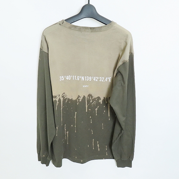 実際に弊社で買取させて頂いたWTAPS/ダブルタップス 19SS DESIGN LS XeroX/TEE.COPO/ロンT 191ATDT-CSM01S/01の画像 1枚目