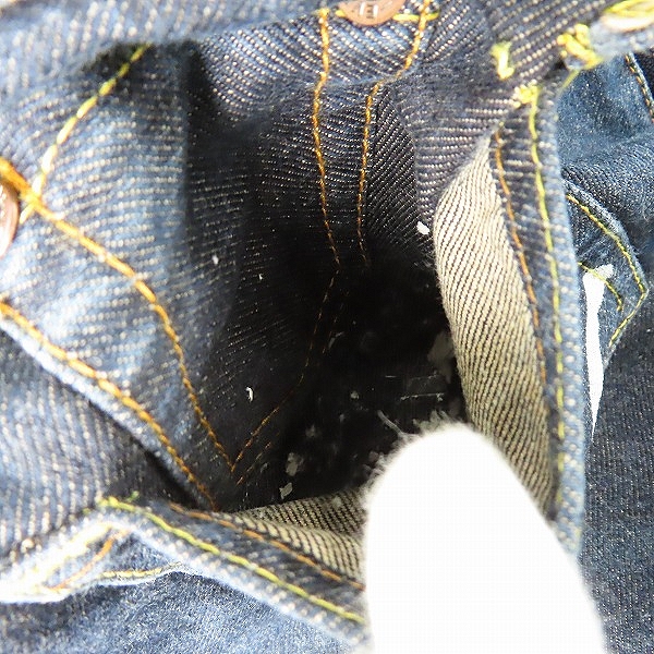 実際に弊社で買取させて頂いたEVISU/エヴィス デニムパンツ LOT0050/32の画像 7枚目