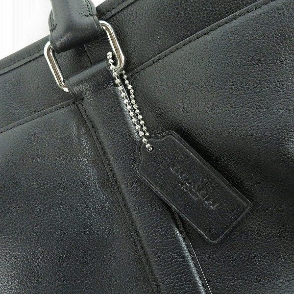 実際に弊社で買取させて頂いたCOACH/コーチ レザー トートバッグ ブラック G1861-F54758の画像 8枚目