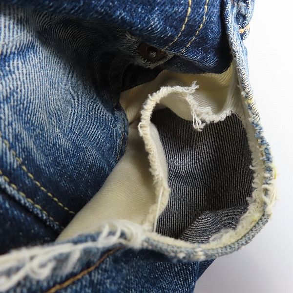 実際に弊社で買取させて頂いたLevi's/リーバイス 60s 刻印8 501 BIGE ビッグE デニムパンツ の画像 5枚目