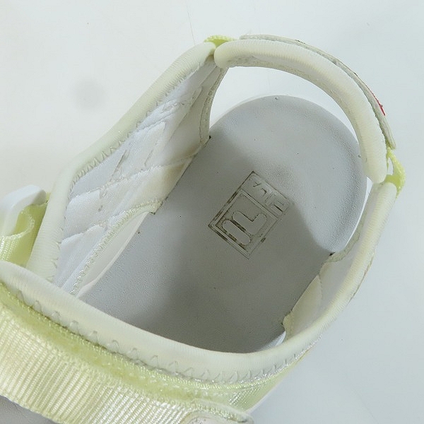 実際に弊社で買取させて頂いたFILA/フィラ DISRUPTOR SANDAL WHITE 19SS-S ディスラプター サンダル F0304-2001/26の画像 4枚目