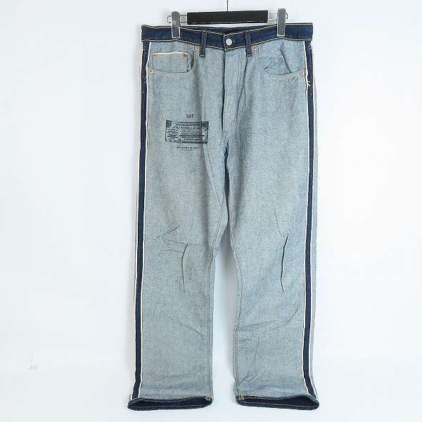 実際に弊社で買取させて頂いたBEAMS×LEVIS/ビームス×リーバイス インサイドアウトシリーズ ボタンフライ デニムパンツ Lot.501/33