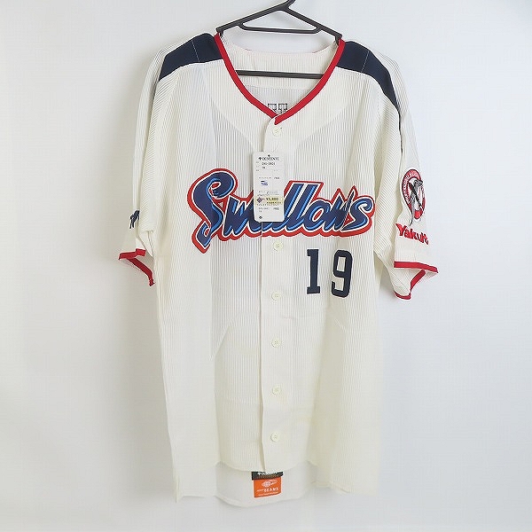 実際に弊社で買取させて頂いたデサント×ビームス 東京ヤクルトスワローズ 2006 ホーム レプリカユニフォーム #19石川 DYS-0601/FREE