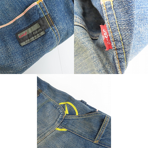 実際に弊社で買取させて頂いたLevi's×FENOM/リーバイス×フェノム フラグメントデザイン デニムパンツ FMWKL-0002/W34L32の画像 8枚目
