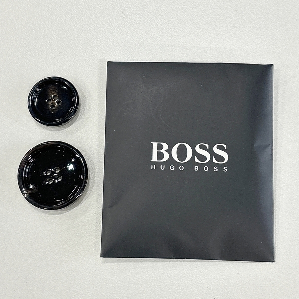 実際に弊社で買取させて頂いた【JPタグ】HUGO BOSS/ヒューゴボス DAIRON 千鳥格子柄ウールステンカラーコート 10231089/50の画像 8枚目
