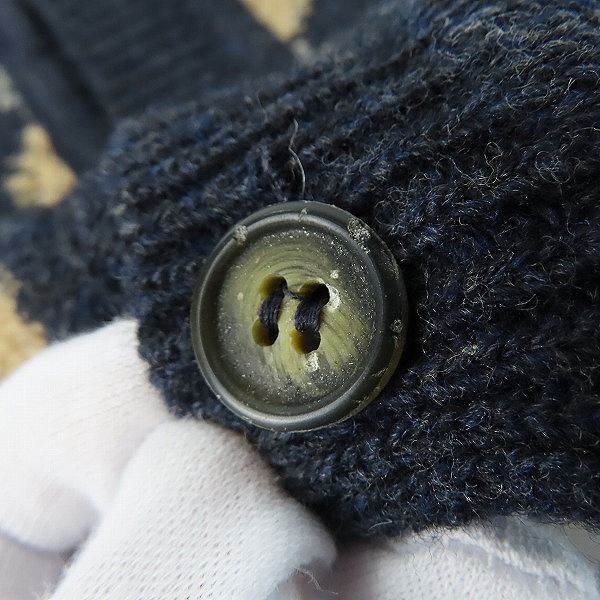 実際に弊社で買取させて頂いたGIORGIO ARMANI/ジョルジオアルマーニ/ニットベスト/50の画像 5枚目