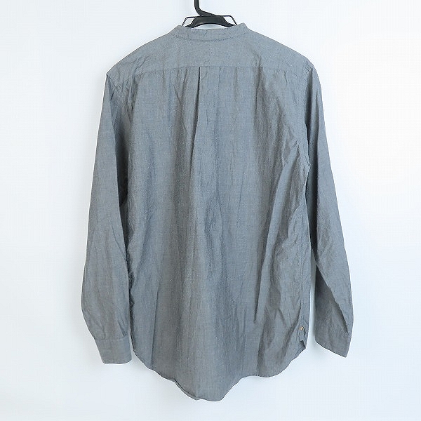 実際に弊社で買取させて頂いたBEAMS PLUS/ビームスプラス バンドカラープルオーバーシャツ グレー Sの画像 1枚目