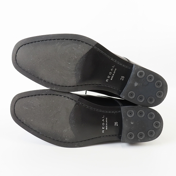 実際に弊社で買取させて頂いたREGAL/リーガル Uチップドレスレザーブーツ 38RR/26の画像 2枚目